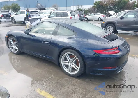 2017 Porsche 911 Carrera z USA, uszkodzony, nr VIN WP0AA2A97HS107394